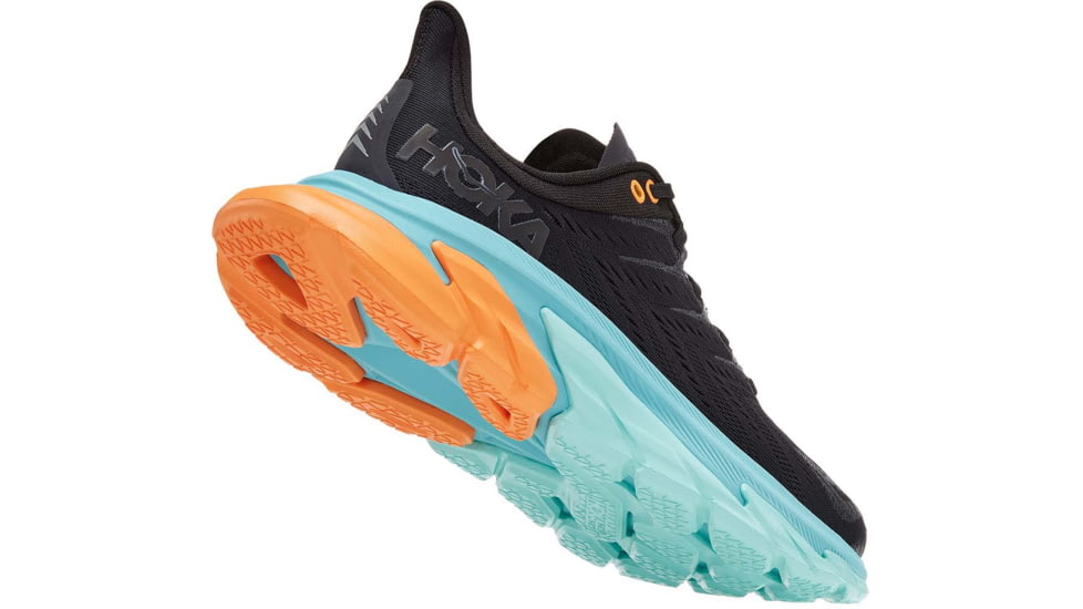 Hoka Clifton Edge Road Running Shoes - Mens, Black/Aquarelle, 11, 1110510-BAQR-11