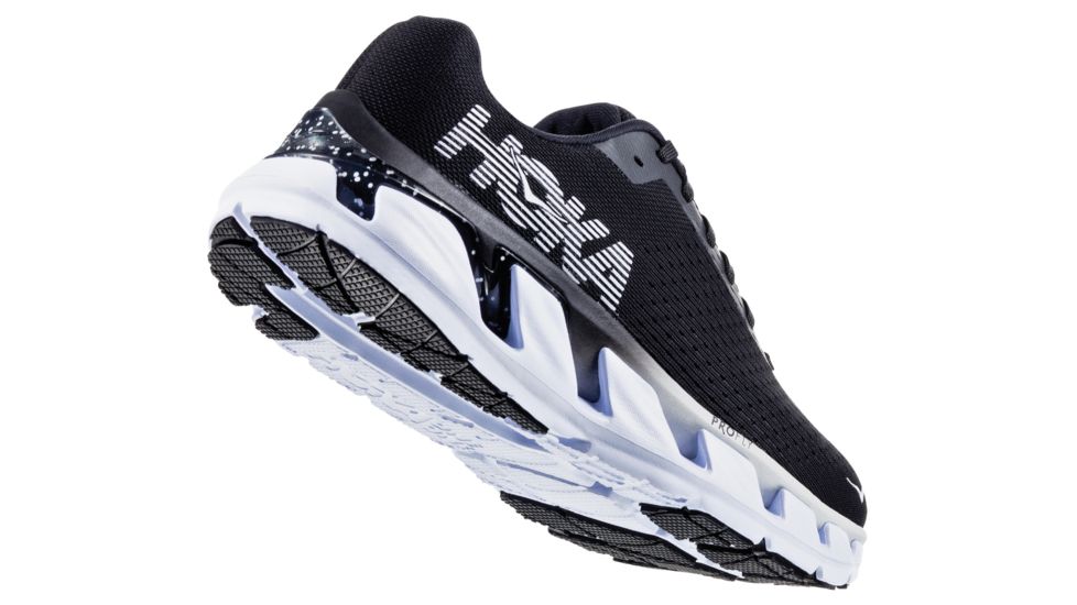 Hoka Elevon Running Shoe - Mens, Black / White, Medium, 7, 1019267-BWHT-07