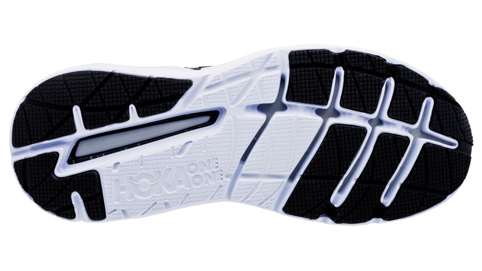 Hoka Elevon Running Shoe - Mens, Black / White, Medium, 7, 1019267-BWHT-07