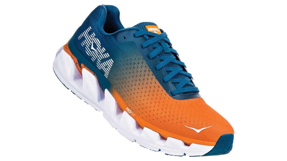 Hoka Elevon Running Shoe - Mens, Corsair Blue / Bright Marigold, Medium, 7, 1019267-CBBM-07