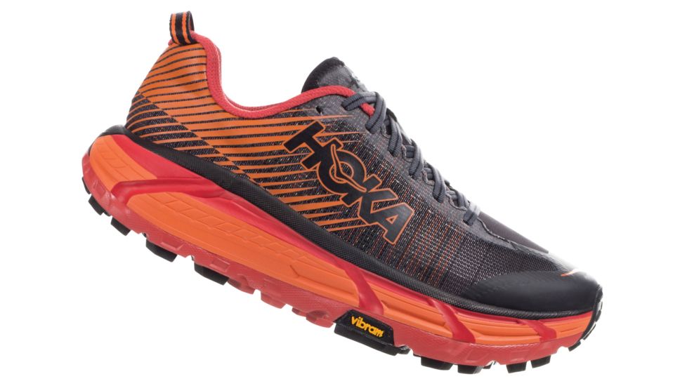 Hoka Evo Mafate 2 Running Shoes - Men's, Black / Poppy Red, 11, 1105591-BPRD-11
