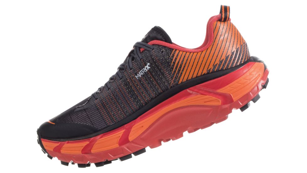 Hoka Evo Mafate 2 Running Shoe - Mens, Black / Poppy Red, Medium, 11, 1105591-BPRD-11