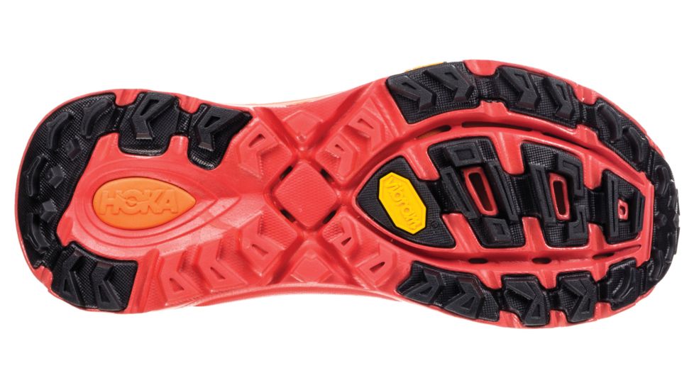 Hoka Evo Mafate 2 Running Shoe - Mens, Black / Poppy Red, Medium, 11, 1105591-BPRD-11