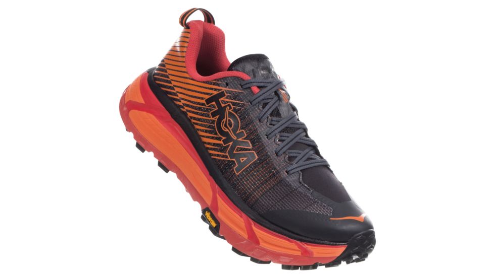 Hoka Evo Mafate 2 Running Shoe - Mens, Black / Poppy Red, Medium, 11, 1105591-BPRD-11