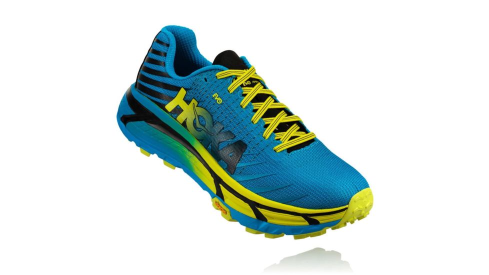 Hoka Evo Mafate Trail Running Shoes - Men's, Cyan/Citrus, Medium, 11, 1091575-CCTRS-11