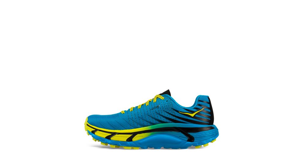 Hoka Evo Mafate Trail Running Shoes - Men's, Cyan/Citrus, Medium, 10, 1091575-CCTRS-10