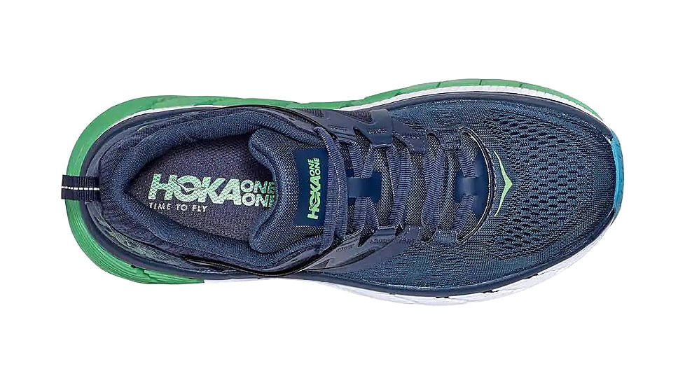 Hoka Gaviota 2 Road Running Shoes - Mens, Moonlit Ocean/Black Iris, 13 US, Medium, 1099629-MOBI-13