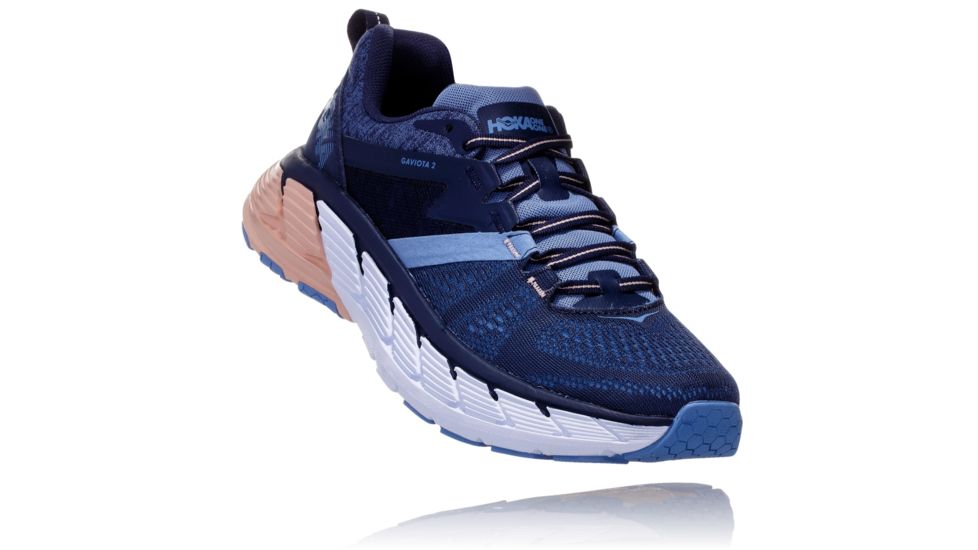 Hoka Gaviota 2 Road Running Shoes - Women's, Mood Indigo/Dusty Pink, Medium, 6, 1099630-MIDP-6