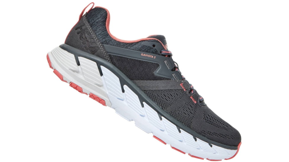 Hoka Gaviota 2 Road Running Shoes - Womens, Dark Shadow/Lantana, 8.5 US, Medium, 1099630-DSLN-08.5