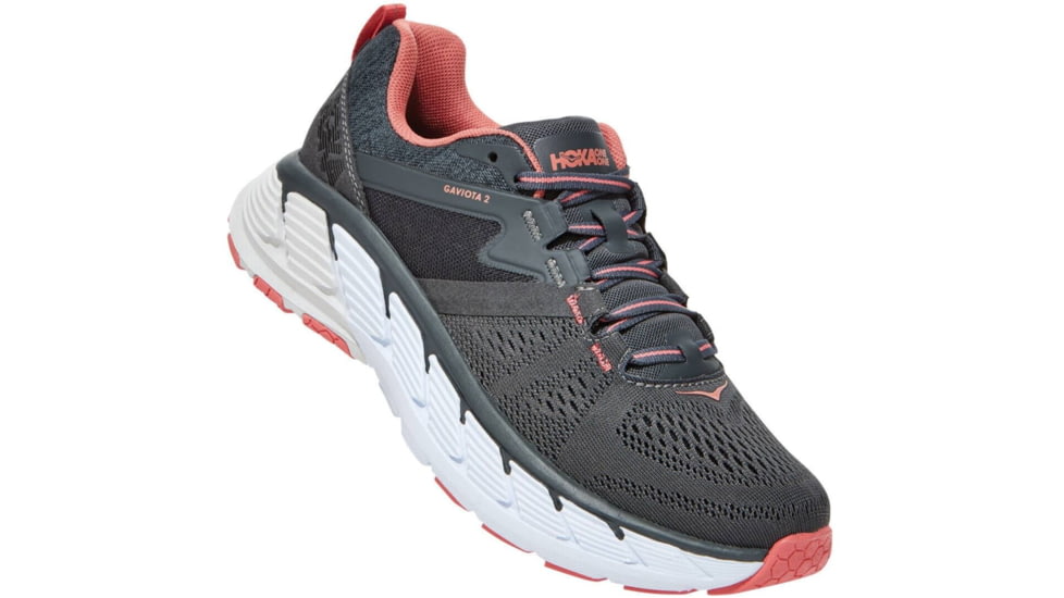 Hoka Gaviota 2 Road Running Shoes - Womens, Dark Shadow/Lantana, 8.5 US, Medium, 1099630-DSLN-08.5