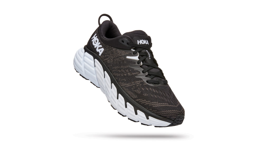 Hoka Gaviota 4 Shoes - Women's, Black / White, 7B, 1123199-BWHT-07B