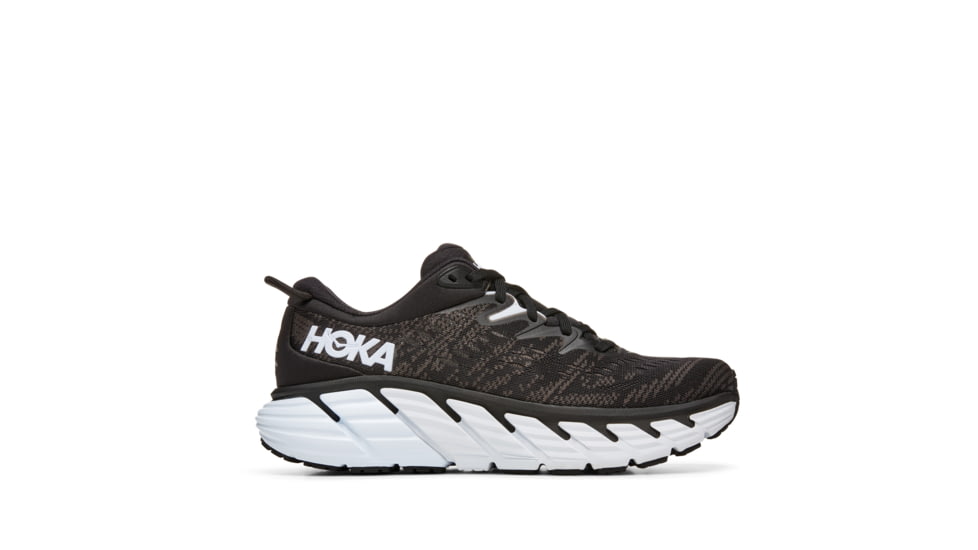 Hoka Gaviota 4 Shoes - Womens, Black / White, 6.5D, 1123201-BWHT-06.5D