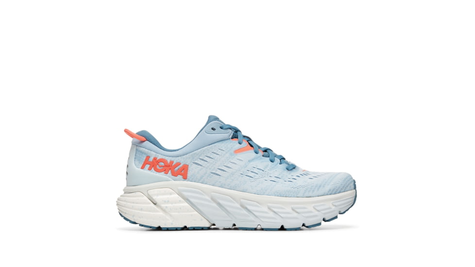 Hoka Gaviota 4 Shoes - Womens, Blue Fog / Plein Air, 7B, 1123199-BFPA-07B