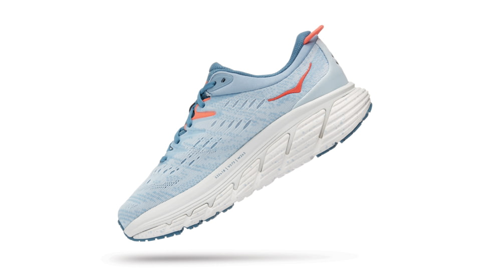 Hoka Gaviota 4 Shoes - Womens, Blue Fog / Plein Air, 6D, 1123201-BFPA-06D