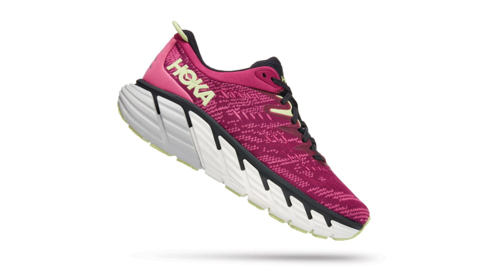 Hoka Gaviota 4 Shoes - Womens, Festival Fuchsia / Blue Graphite, 10B, 1123199-FFBG-10B