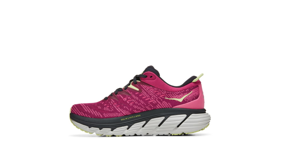 Hoka Gaviota 4 Shoes - Womens, Festival Fuchsia / Blue Graphite, 10B, 1123199-FFBG-10B