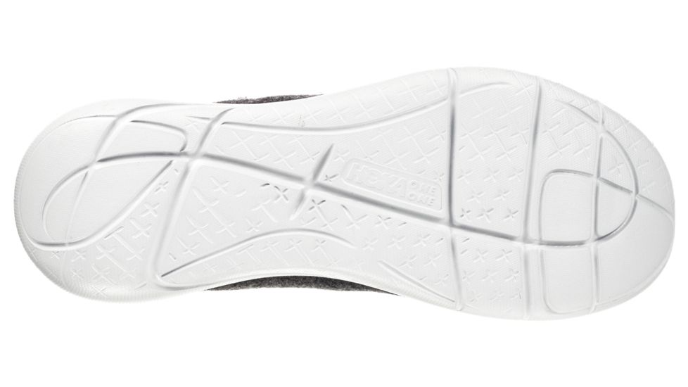 Hoka Hupana Flow Wool Running Shoes - Mens, Dark Shadow / Charcoal Grey, Wide, 9, 1106690-DSCGR-09EE