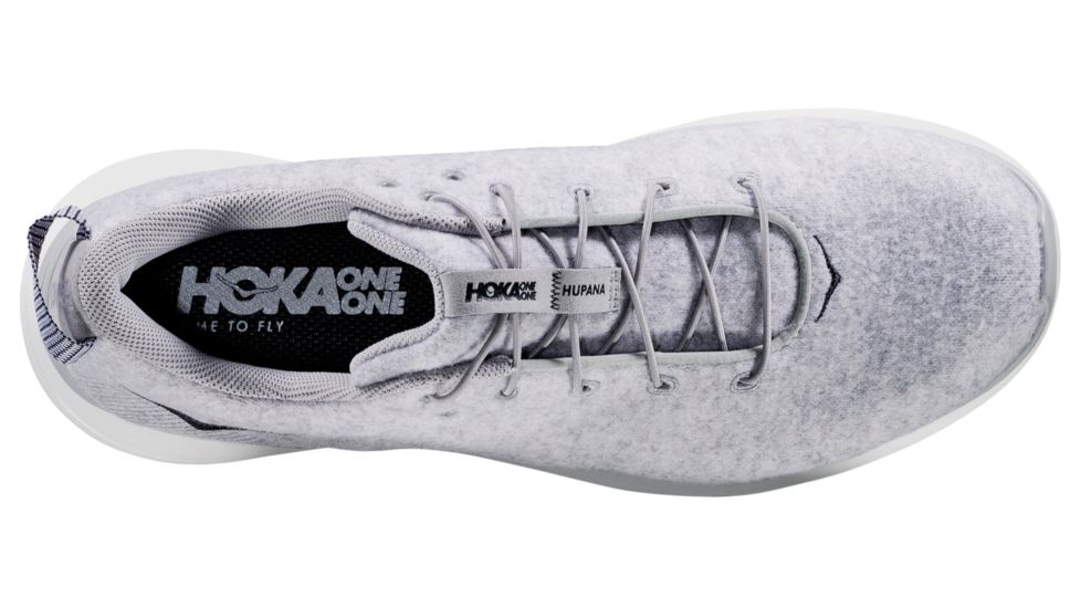 Hoka Hupana Flow Wool Running Shoes - Mens, Lunar Rock / Drizzle, Medium, 14, 1105589-LRDR-14