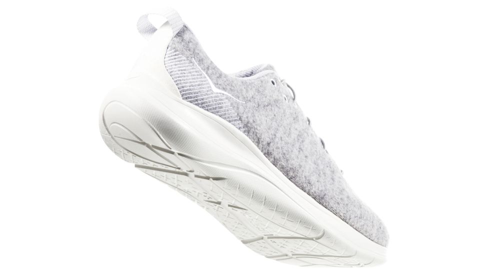 Hoka Hupana Flow Wool Running Shoes - Womens, Lunar Rock / Blanc De Blanc, Medium, 6.5, 1105590-LRBDB-06.5