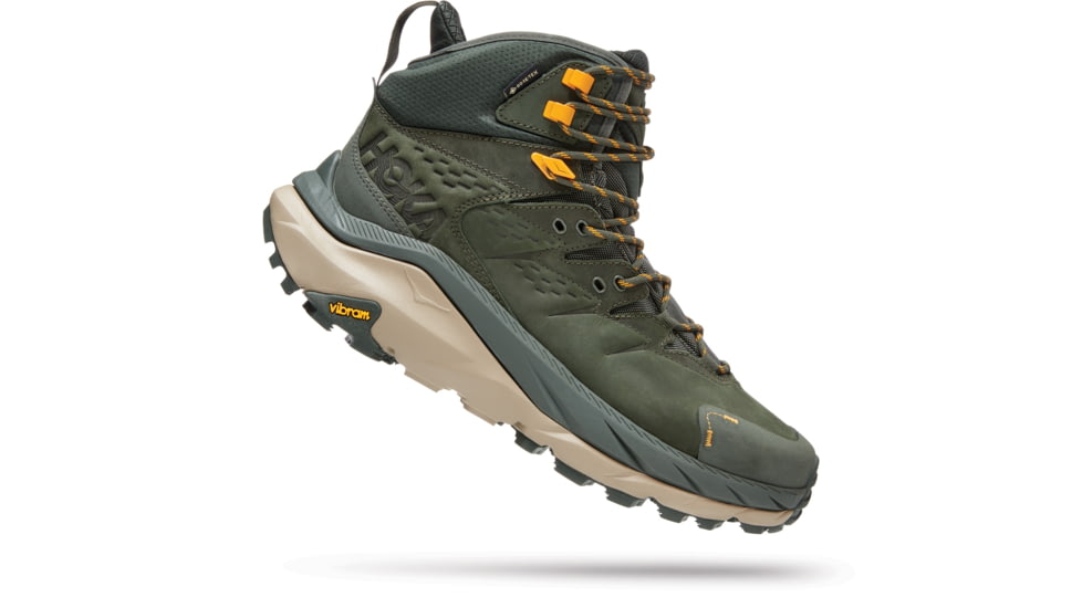 Hoka Kaha 2 GTX Shoes - Mens, Duffel Bag / Radiant Yellow, 10D, 1123155-DBRYL-10D
