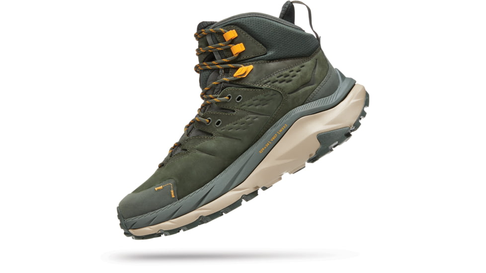 Hoka Kaha 2 GTX Shoes - Mens, Duffel Bag / Radiant Yellow, 10D, 1123155-DBRYL-10D