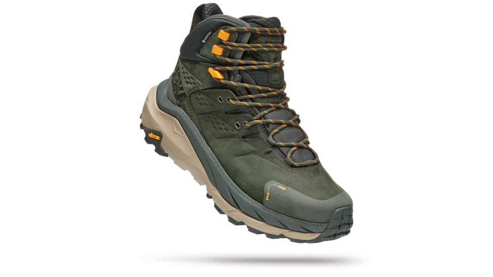 Hoka Kaha 2 GTX Shoes - Mens, Duffel Bag / Radiant Yellow, 10D, 1123155-DBRYL-10D