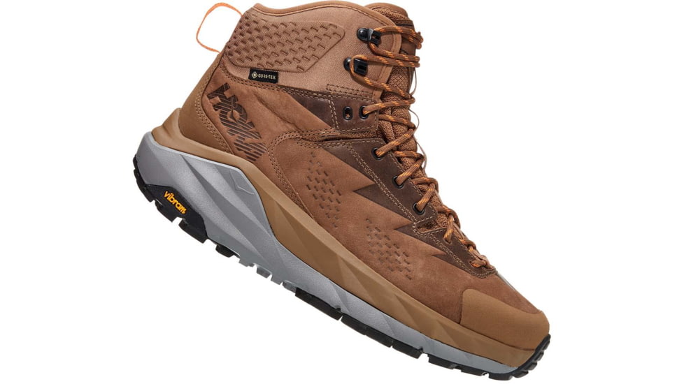 Hoka Kaha GTX Hiking Boots - Mens, Otter/Persimmon Orange, 11, 1112030-OPOR-11
