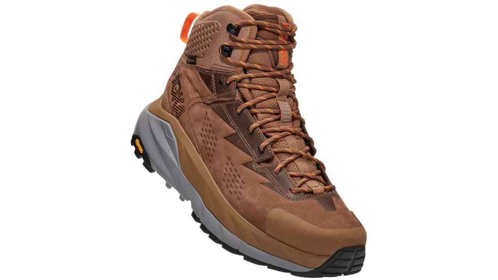 Hoka Kaha GTX Hiking Boots - Mens, Otter/Persimmon Orange, 11, 1112030-OPOR-11