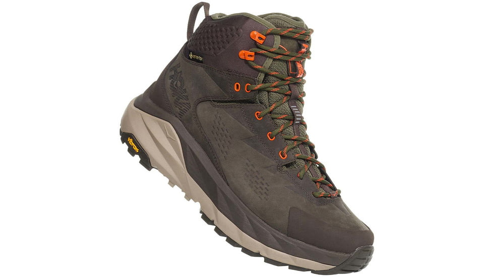 Hoka Kaha GTX Boots - Men's, Black Olive/Green, 12, 1112030-BOGR-12
