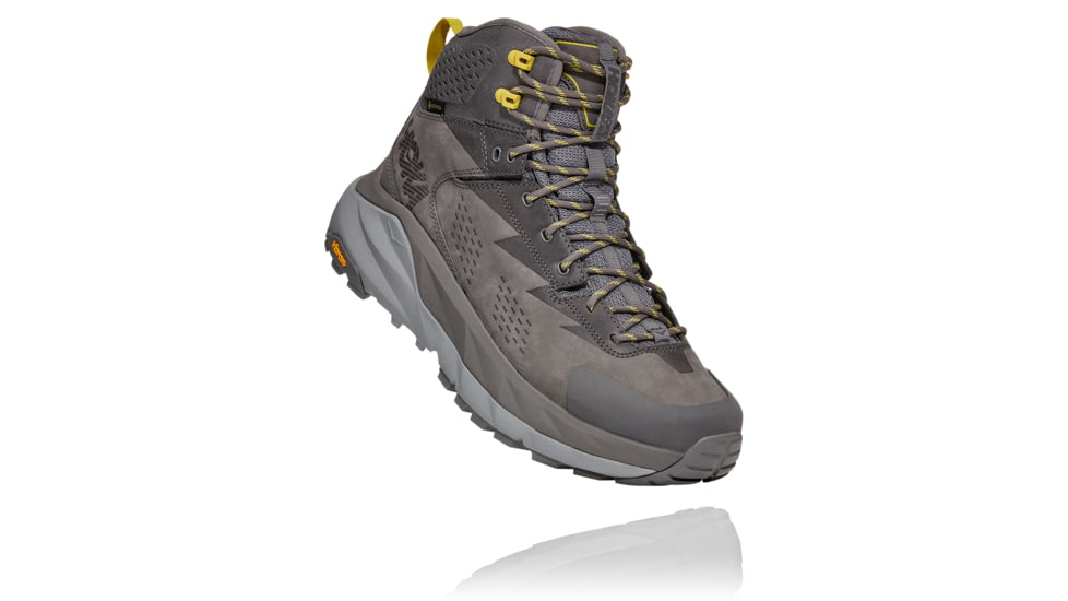 Hoka Kaha GTX Boots - Men's, Charcoal Gray/Green Sheen, 12.5, 1112030-CGGS-12.5