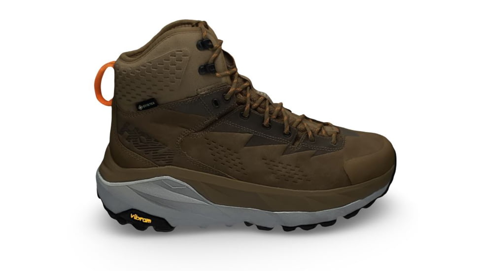 Hoka Kaha GTX Shoes - Mens, Otter/Persimmon Orange, 7, 1112030-OPOR-07