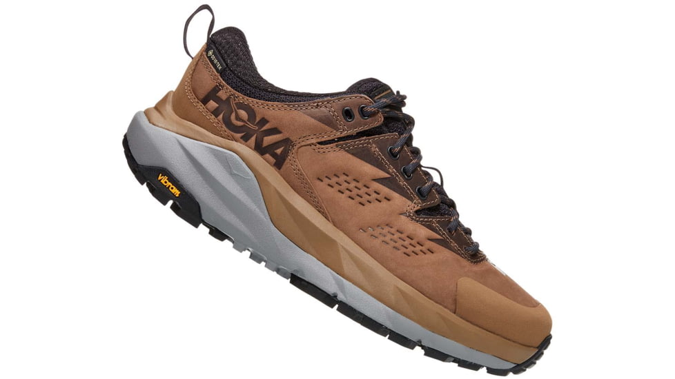 Hoka Kaha Low GTX Hiking Shoes - Womens, Otter/Black, 6, B, 1118587-ORBC-06B