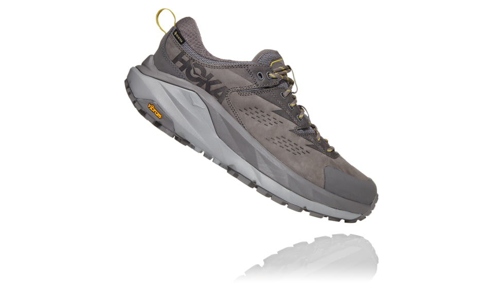 Hoka Kaha Low GTX Shoes - Mens, Charcoal Gray/Green Sheen, 7D, 1118586-CGGS-07D
