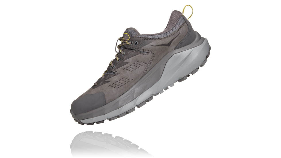 Hoka Kaha Low GTX Shoes - Mens, Charcoal Gray/Green Sheen, 7D, 1118586-CGGS-07D