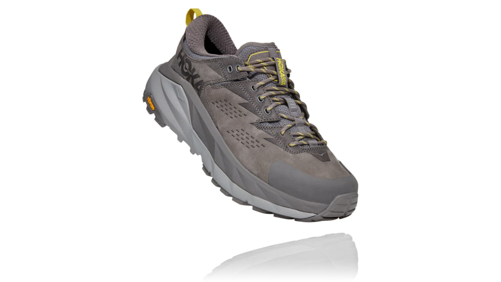 Hoka Kaha Low GTX Shoes - Mens, Charcoal Gray/Green Sheen, 7D, 1118586-CGGS-07D