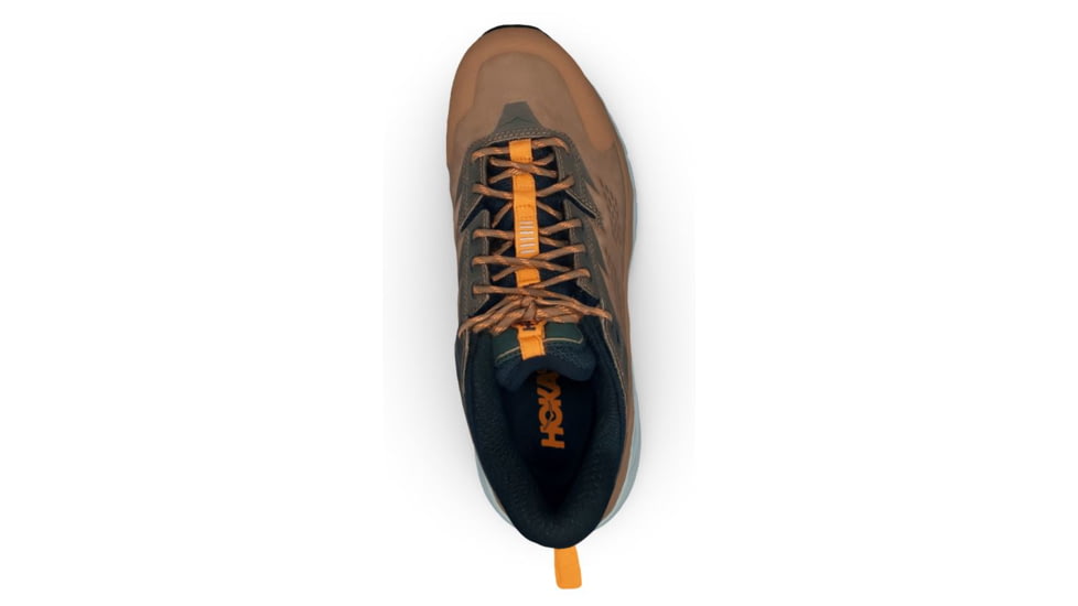 Hoka Kaha Low GTX Shoes - Mens, Otter/Persimmon Orange, 7D, 1118586-OPOR-07D