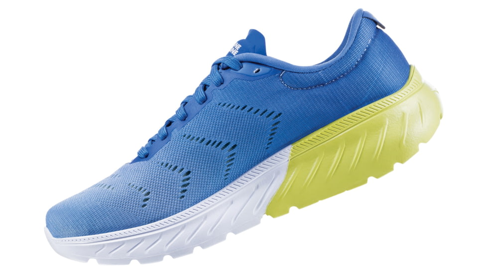 Hoka Mach 2 Running Shoes - Womens, Palace Blue / Lime Sherbet, Medium, 8, 1099722-PBLSB-08