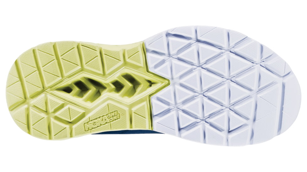 Hoka Mach 2 Running Shoes - Womens, Palace Blue / Lime Sherbet, Medium, 8, 1099722-PBLSB-08