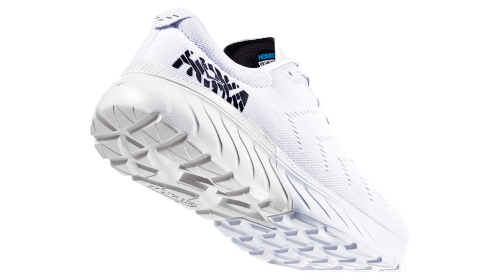 Hoka Mach 2 Running Shoes - Womens, White / Black, Medium, 6.5, 1099722-WBLC-06.5D