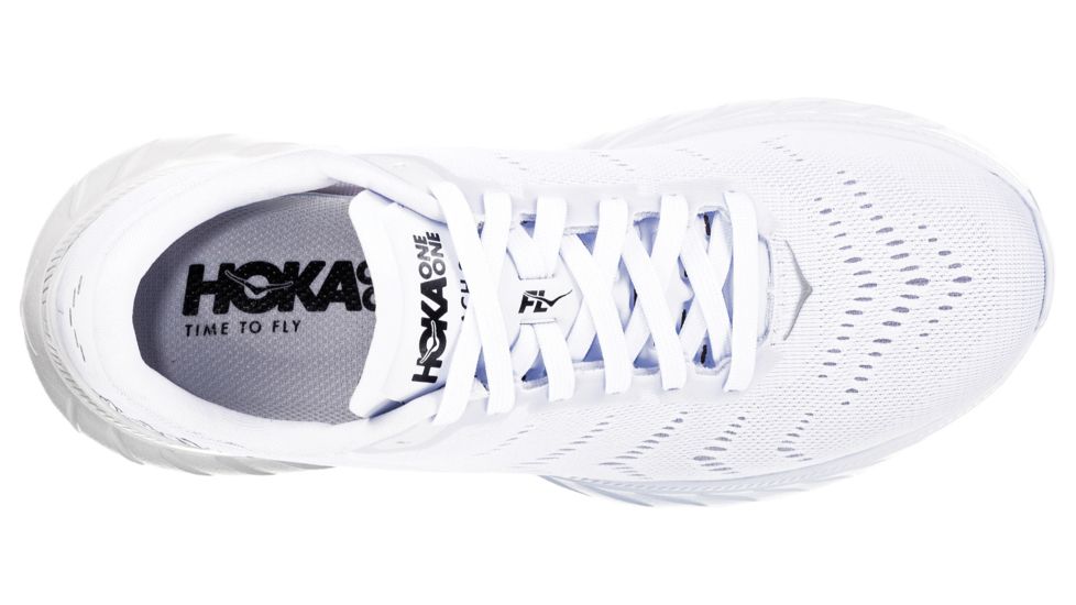 Hoka Mach 2 Running Shoes - Womens, White / Black, Medium, 6.5, 1099722-WBLC-06.5D