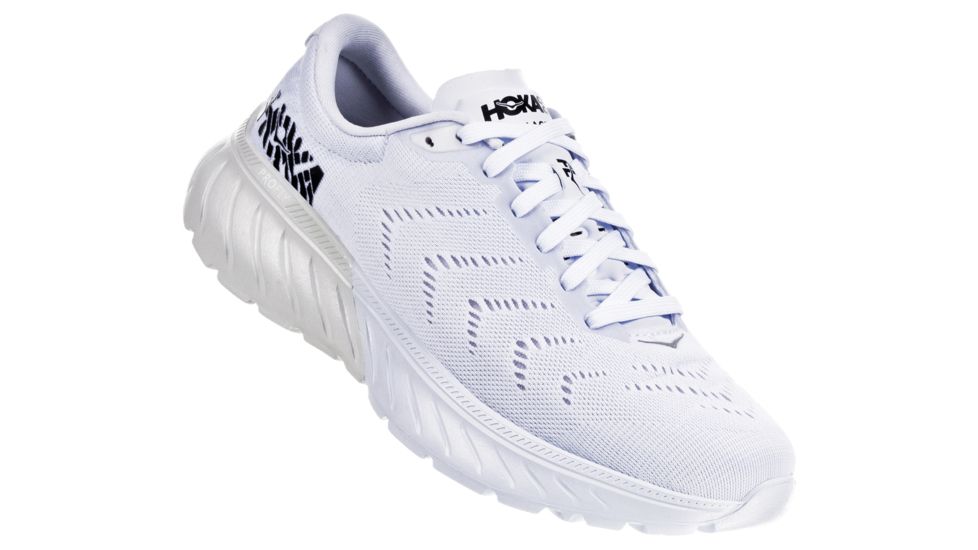 Hoka Mach 2 Running Shoes - Womens, White / Black, Medium, 6.5, 1099722-WBLC-06.5D