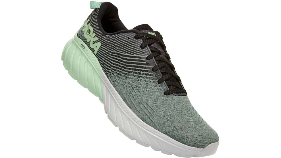 Hoka Mach 3 Road Running Shoes - Mens, Green Ash/Black, 10, 1106479-GABC-10