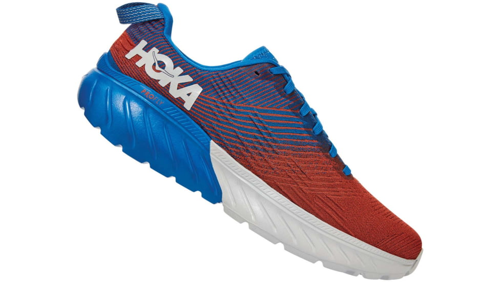 Hoka Mach 3 Road Running Shoes - Mens, Imperial Blue/Mandarin Red, 10.5, 1106479-IBMR-10.5