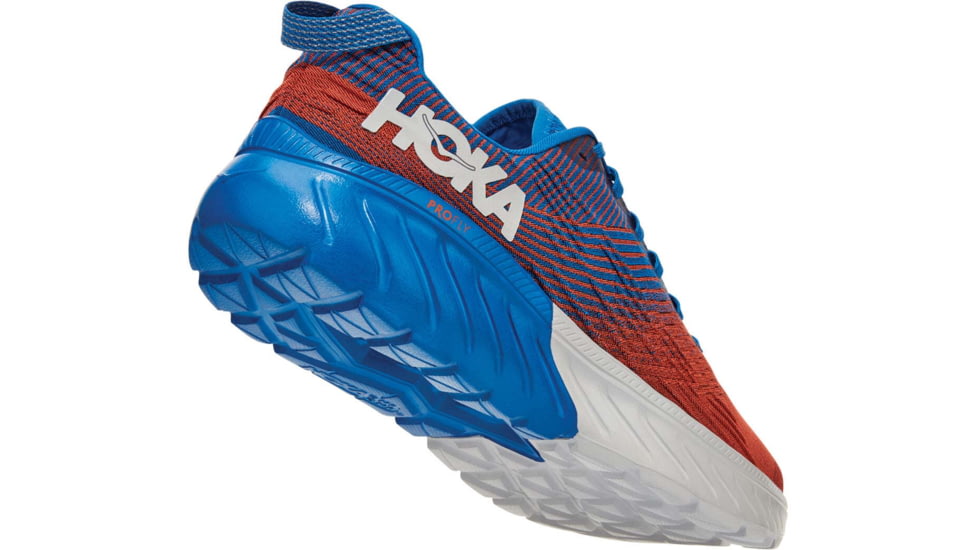 Hoka Mach 3 Road Running Shoes - Mens, Imperial Blue/Mandarin Red, 10.5, 1106479-IBMR-10.5