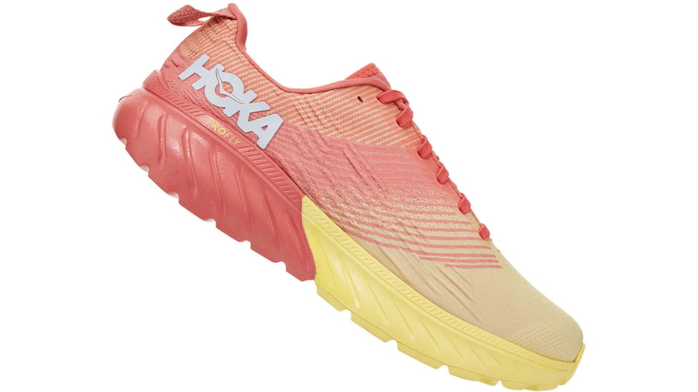 Hoka Mach 3 Road Running Shoes - Womens, Lantana/Limelight, 7.5, 1106480-LLML-7.5