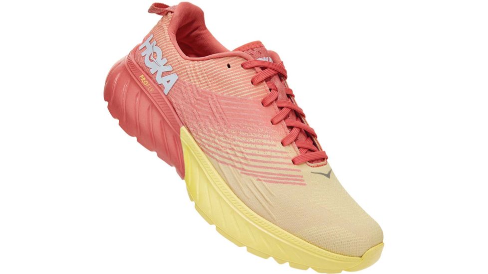 Hoka Mach 3 Road Running Shoes - Womens, Lantana/Limelight, 7.5, 1106480-LLML-7.5