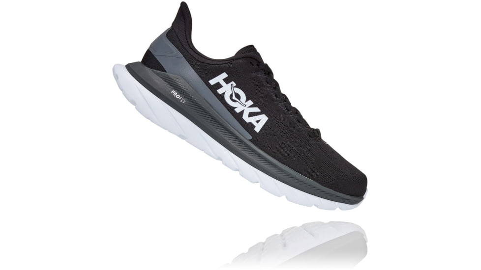 Hoka Mach 4 Road Running Shoes - Mens, Black / Dark Shadow, 12D, 1113528-BDSD-12D