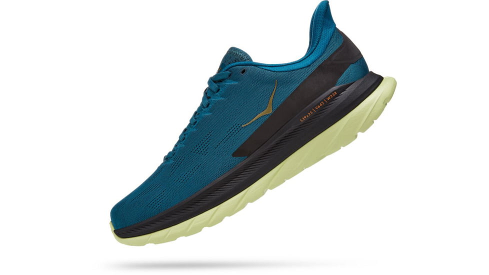 Hoka Mach 4 Road Running Shoes - Mens, Blue Coral / Black, 10D, 1113528-BCBLC-10D