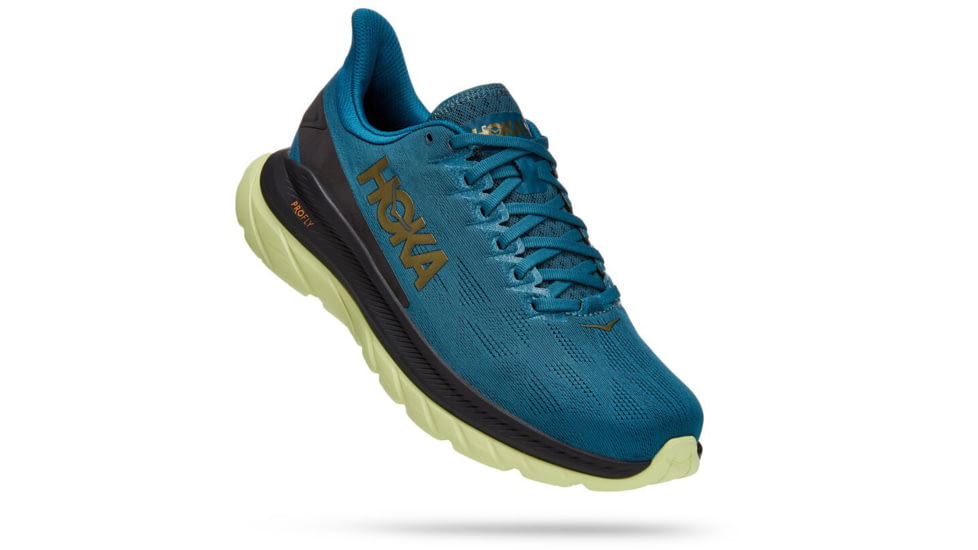 Hoka Mach 4 Road Running Shoes - Mens, Blue Coral / Black, 10D, 1113528-BCBLC-10D