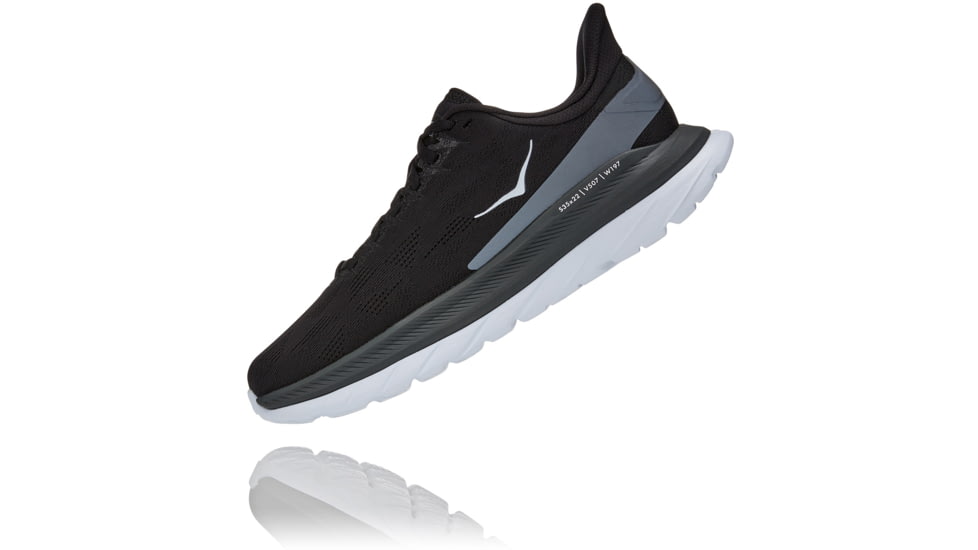 Hoka Mach 4 Road Running Shoes - Womens, Black / Dark Shadow, 11B, 1113529-BDSD-11B